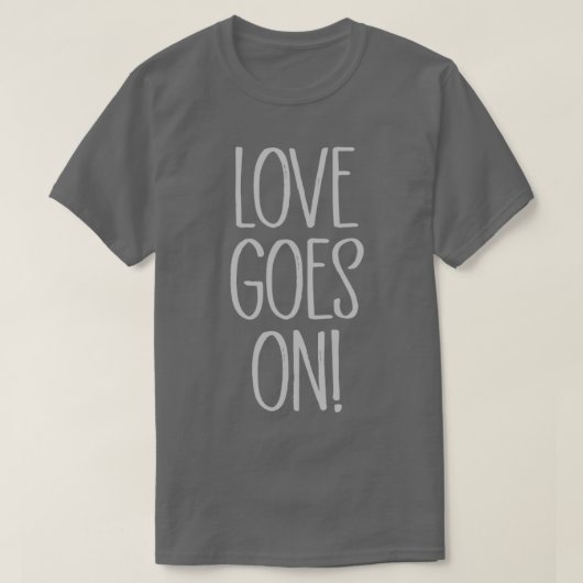 T-shirt L'amour passe à l'argent (Design devant)