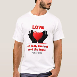 T-shirt L'AMOUR PERDU DU chrétien Inspirationnel