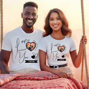 T-shirt L'amour personnalisé Vous pour la Saint Valentin