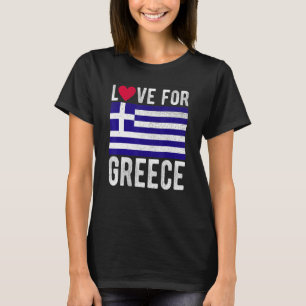 T-shirt L'amour pour la Grèce