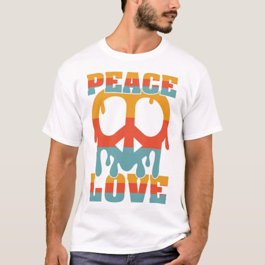 T-shirt L'amour pour la paix (Devant)