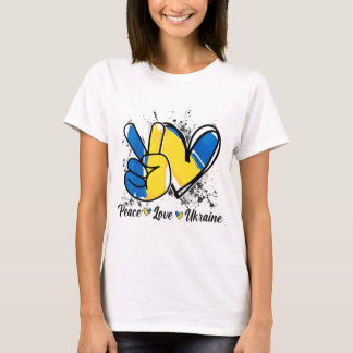 T-shirt L'amour pour la paix en Ukraine