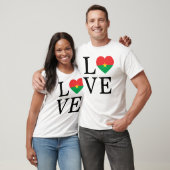 T-shirt L'amour pour le Burkina Faso (Unisexe)