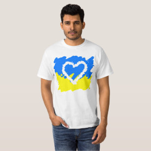 T-shirt L'amour pour l'Ukraine