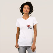 T-shirt l'amour pue (Devant entier)