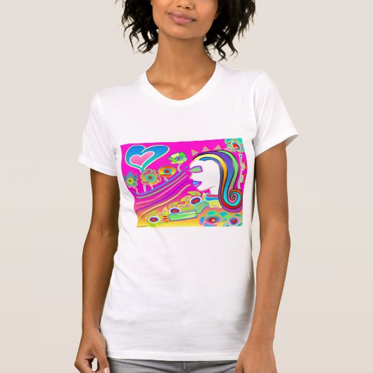 T-shirt L'amour se développera : L'espace rêveur (Devant)
