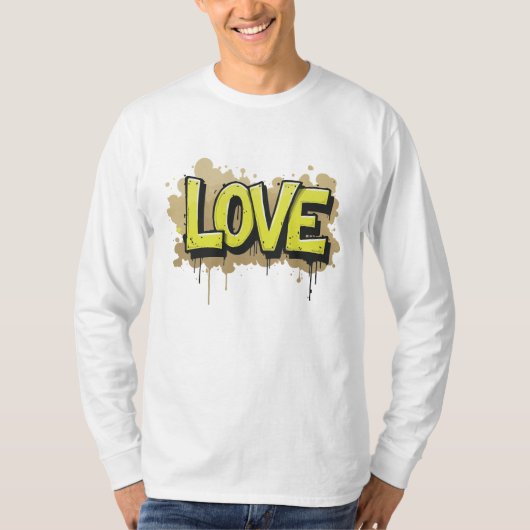 T-shirt L'amour urbain fleurit (Devant)