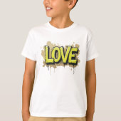T-shirt L'amour urbain fleurit (Devant)