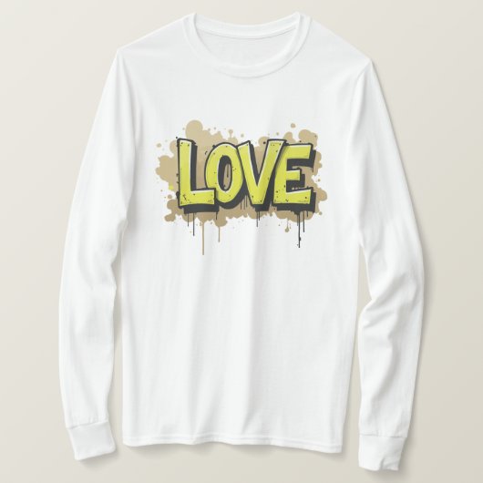T-shirt L'amour urbain fleurit (Design devant)