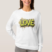 T-shirt L'amour urbain fleurit (Devant)