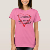 T-shirt L'amour véritable vient tranquillement, Heureuse S (Devant)