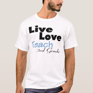 T-shirt L'amour vivant enseignent la 3ème catégorie