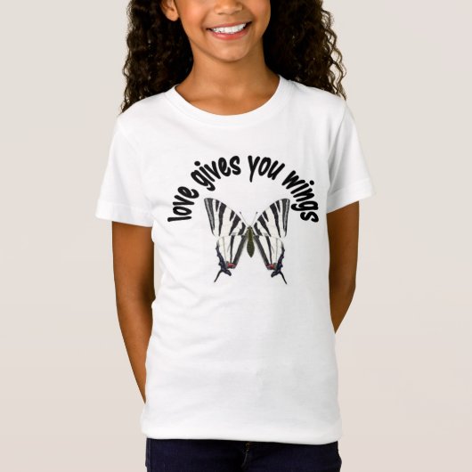 T-Shirt L'amour vous donne des ailes (Devant)