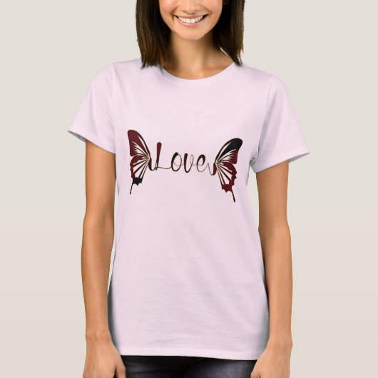 T-shirt L'amour vous donne des ailes (Devant)