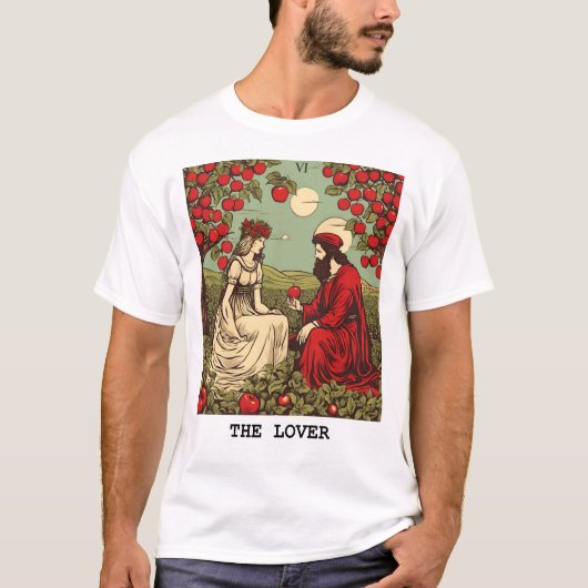 T-SHIRT L'AMOUREUX - CARTE TAROT (Devant)