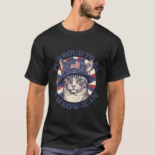 T-shirt L'Amoureux des chats Du 4 Juillet Pourrait Être Un