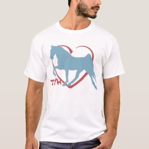 T-shirt L'Amoureux du cheval de randonnée