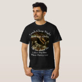T-shirt Lampe Chop Night Cadaver Chien Morsures Whittier A (Devant entier)