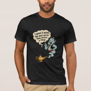 T-shirt Lampe de génie magique drôle bulle de dialogue des