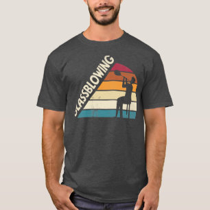 T-shirt Lampe de travail de verre soufflante de verre