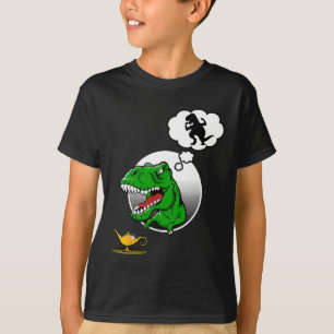 T-shirt Lampe Génie de la blague drôle à bras courts de di