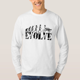T-shirt L'amusement couché d'évolution de bicyclette