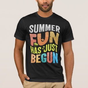 T-shirt L'Amusement D'Été Vient De Commencer