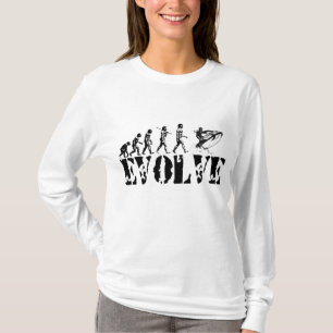 T-shirt L'amusement d'évolution de scooter de mer de ski