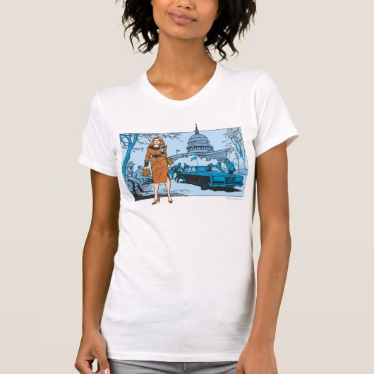 T-shirt Lana Lang Reporting (Devant)