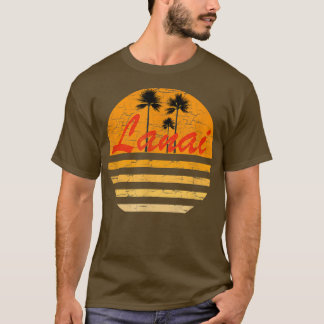 T-shirt Lanai Hawaii Vintage Rétroles années 70 Throwback