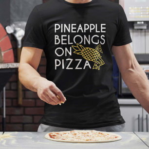 T-shirt L'Ananas Appartient À La Pizza