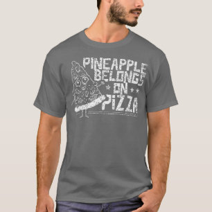 T-shirt L'ananas Appartient À La Pizza Dit Humour Hawaii 4