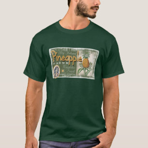 T-shirt L'ananas cultive l'habillement foncé
