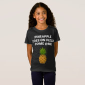 T-Shirt L'Ananas Passe À La Pizza (Devant entier)
