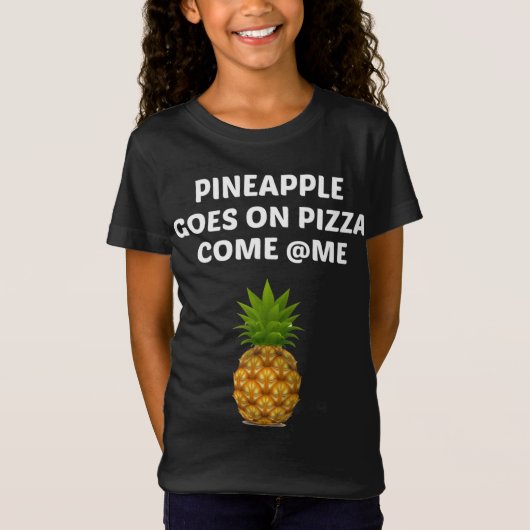 T-Shirt L'Ananas Passe À La Pizza (Devant)
