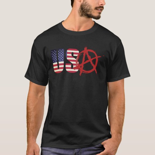 T-shirt L'anarchie dans... USA (Devant)