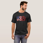 T-shirt L'anarchie dans... USA (Devant entier)