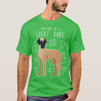 T-shirt L'anatomie du chien de Danse