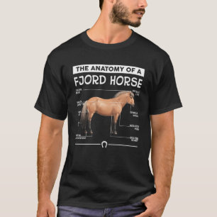 T-shirt L'Anatomie D'Un Cheval De Fjord