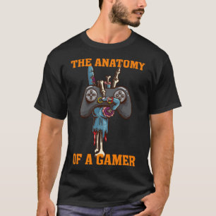 T-shirt L'Anatomie D'Un Joueur Vidéo Multijoueur P