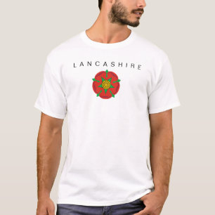 T-shirt Lancashire Comté Symbole Drapeau Royaume-Uni Breta