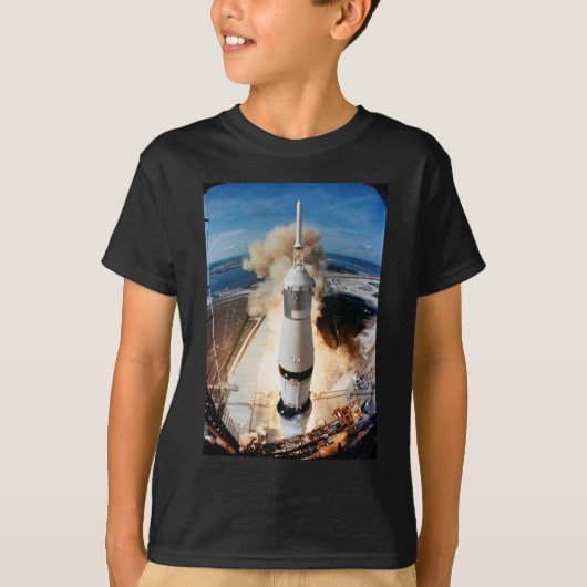 T-shirt Lancement de la fusée Apollo Saturn V à Moon 1969 (Devant)