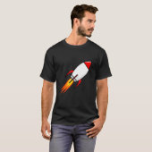 T-shirt Lancement de la fusée Space Ship (Devant entier)
