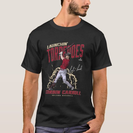 T-shirt Lancement de Torpilles Corbin Carroll Baseball d'A (Devant)