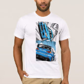 T-shirt Lancer | Chemise auto Tee coton coton | Poiston et (Devant)