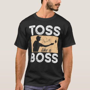 T-shirt Lancer comme un patron jeu de lancer de sacs de ha