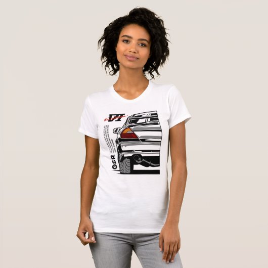T-shirt Lancer Evolution VI GSR (Devant entier)