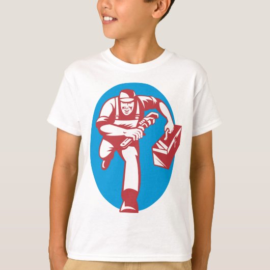 T-shirt Lancer le plombier (Devant)