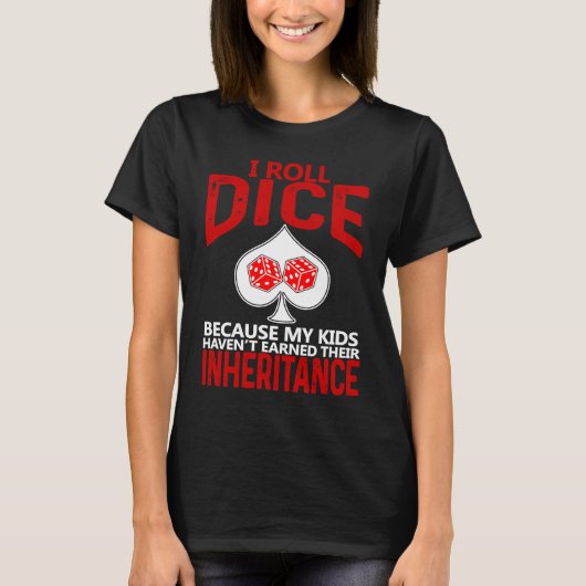 T-shirt Lancer les dés Retraite Héritage (Devant)