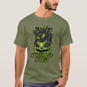 T-shirt Lancer l'obscurité avec Halloween de chat maléfiqu (Devant)